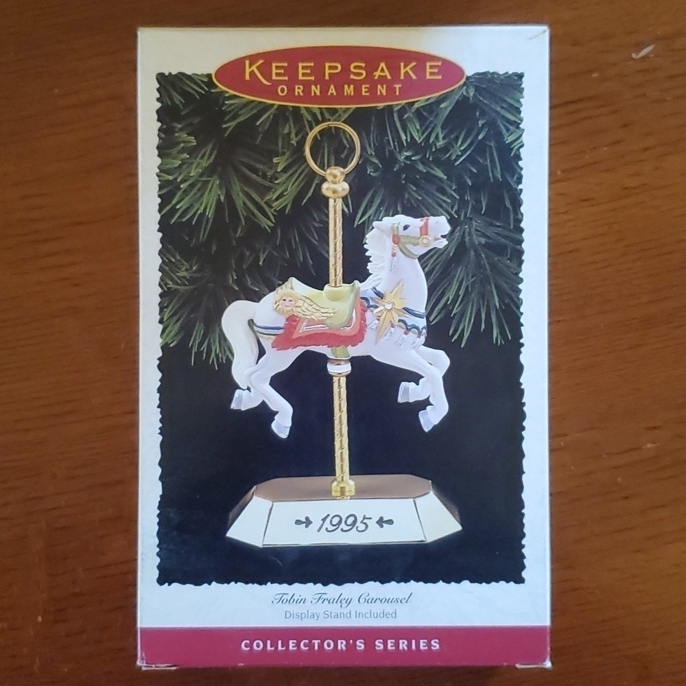 HALLMARK Keepsake "Tobin Fraley Carousel" Ornament.